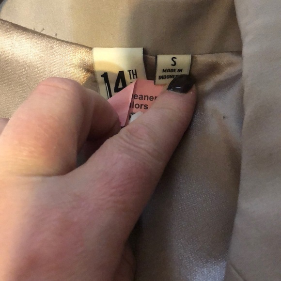 14th and Union tan blazer - Picture 6 of 7